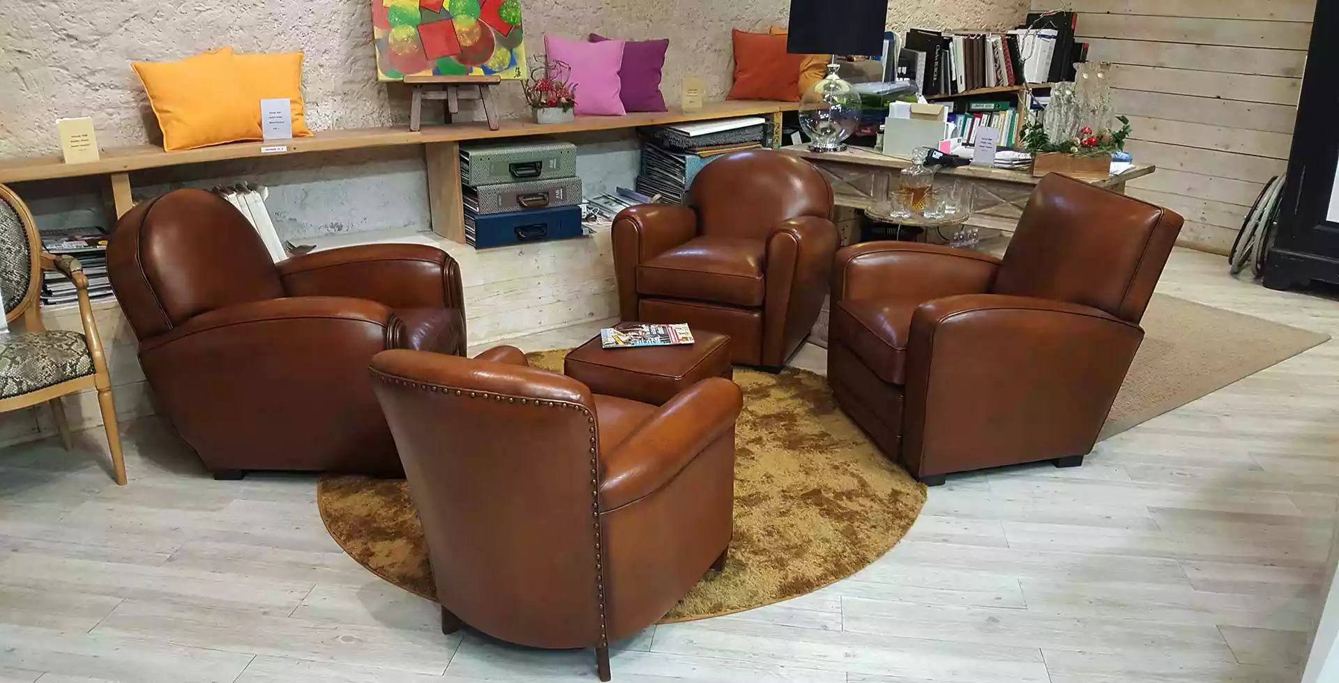 bachschmidt décoration exposition Fauteuils club