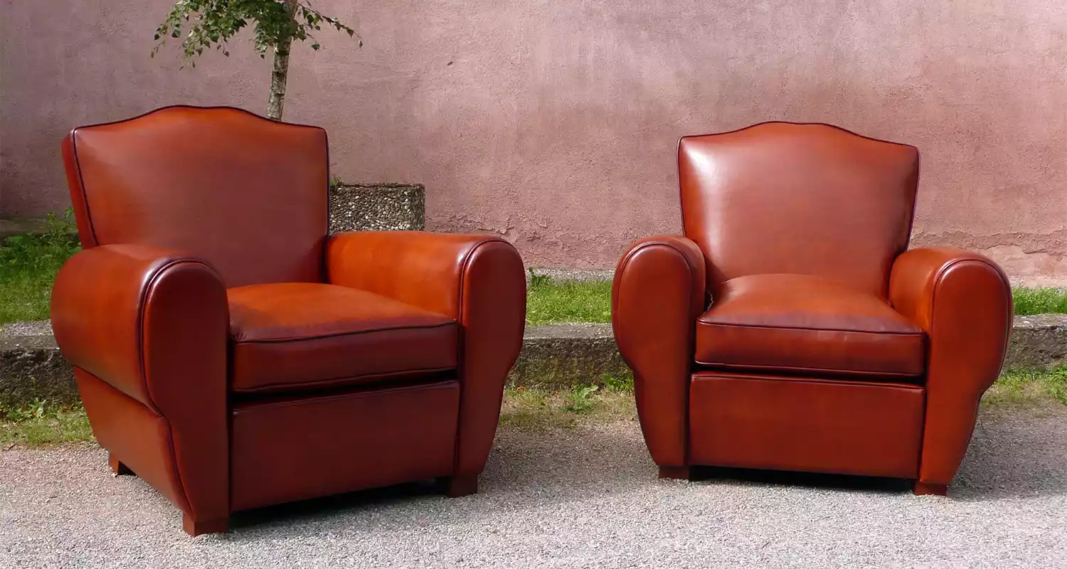 Bachschmidt décoration fauteuil club en forme de moustache